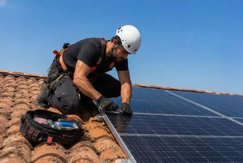 Maintenance et monitoring de panneaux solaires à Aire-sur-l'Adour